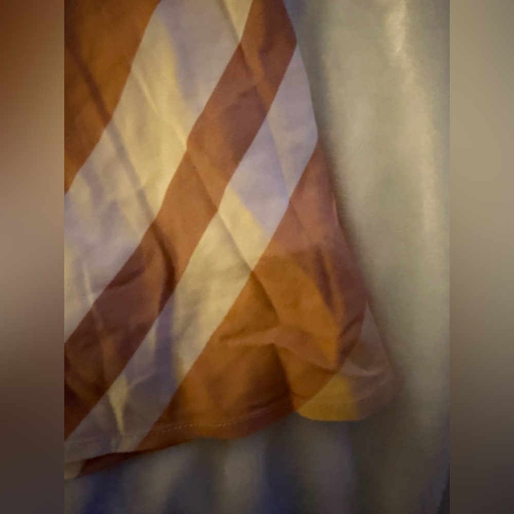 Petal & Pup Striped Tan and Cream Maxi Dress - Picture 9 of 12